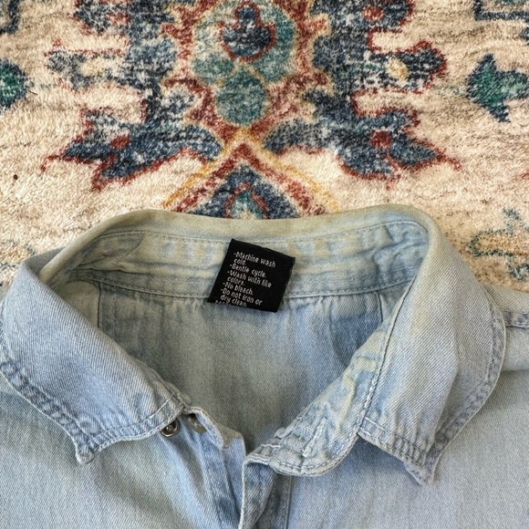 Vintage USA Denim Biker Vest Large - Picture 7 of 7